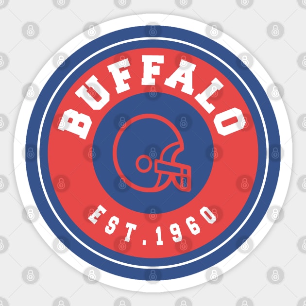 Buffalo est 1960 Sticker by BVHstudio